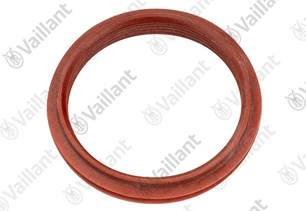 Roter Formring von Vaillant, ringförmig und ohne erkennbare Markierungen oder Maße, auf weißem Hintergrund abgebildet.